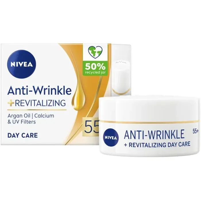 Крем для лица Nivea Anti-Wrinkle + Revitalising Day Cream 55+ 50 мл (5900017103181)