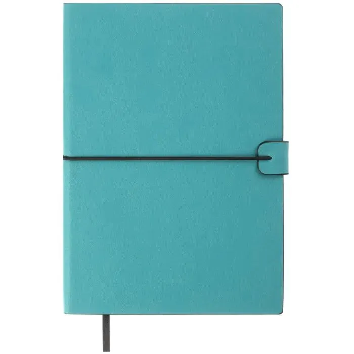 Книга записна Buromax TRAVEL, А5, 96 аркушів, клітинка, бірюзовий (BM.295121-06)
