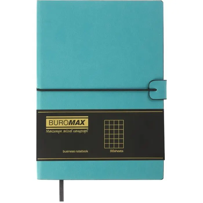 Книга записна Buromax TRAVEL, А5, 96 аркушів, клітинка, бірюзовий (BM.295121-06) зображення 2