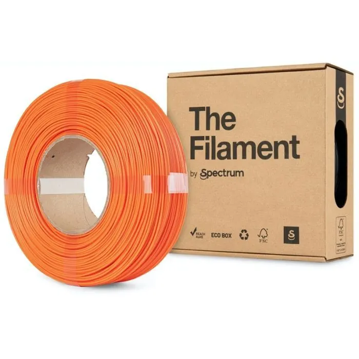 Пластик для 3D-принтера The Filament PLA 1.75mm 1kg ReFill ORANGE, MACHINERY (TF-24053) изображение 3