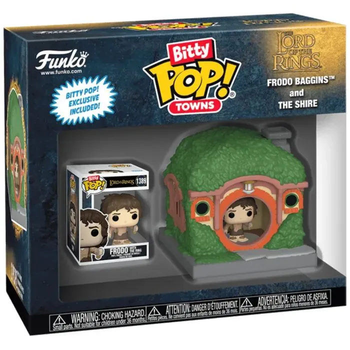 Фігурка Funko Pop набір Bitty POP! Town - Фродо Беггінс і хатинка (83685) зображення 2
