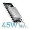 Батарея універсальна Baseus PicoGo 10000mAh 45W PD, QC, Galaxy Natural Titanium (P10076803853-00) зображення 7