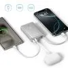 Батарея універсальна Baseus PicoGo 10000mAh 45W PD, QC, Galaxy Natural Titanium (P10076803853-00) зображення 8