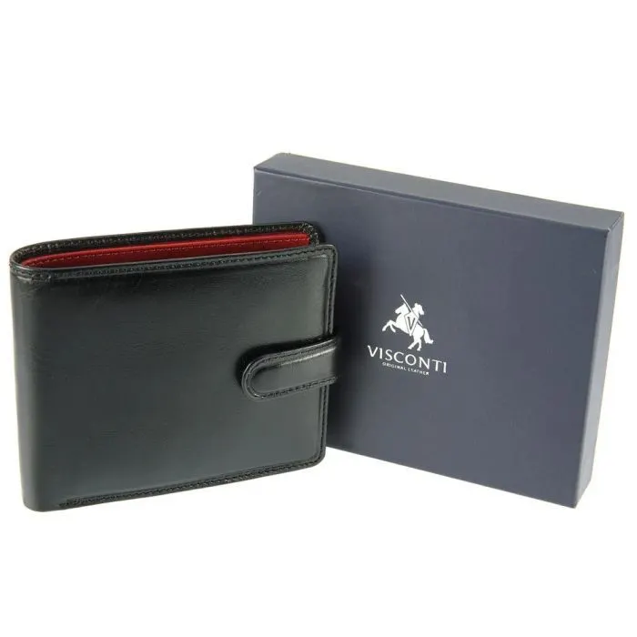 Кошелек Visconti TR35 Atlantis c RFID Black Red (TR35 BLK/RED) изображение 10