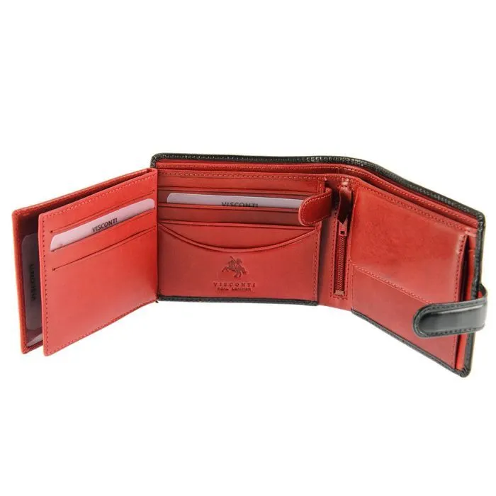 Кошелек Visconti TR35 Atlantis c RFID Black Red (TR35 BLK/RED) изображение 7