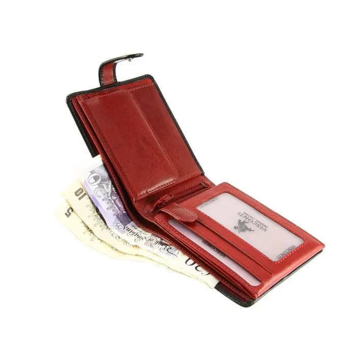 Кошелек Visconti TR35 Atlantis c RFID Black Red (TR35 BLK/RED) изображение 8