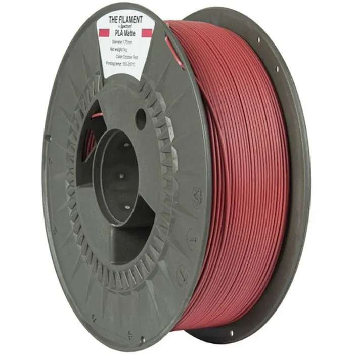 Пластик для 3D-принтера The Filament PLA Matte 1.75mm 1kg RED, OCTOBER (TF-24204)