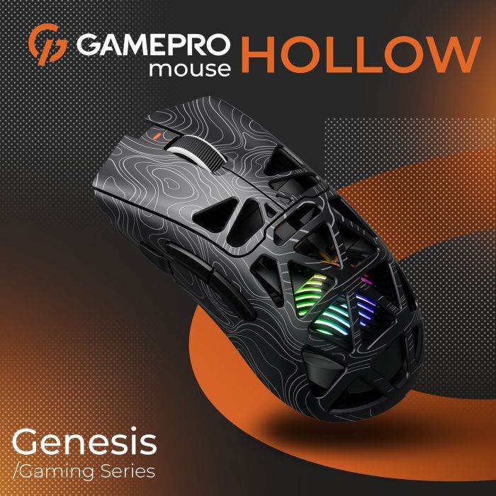 Мишка GamePro Genesis Hollow Wireless/Bluetooth/USB White (GM870HW) зображення 6