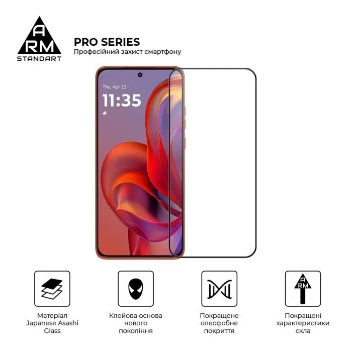 Скло захисне Armorstandart Pro Motorola Edge 60 Neo 5G (ARM89993) зображення 2
