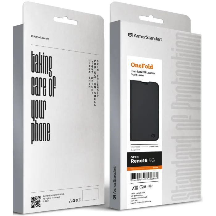 Чохол до мобільного телефона Armorstandart OneFold Case OPPO Reno16 5G Lavender (ARM92554) зображення 7