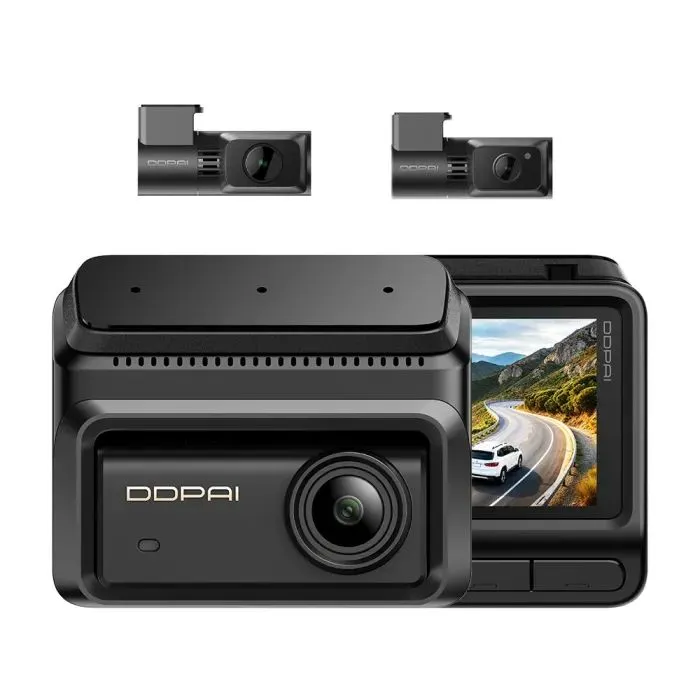 Видеорегистратор DDPai Dashcam Z90T + rear camera + cabin camera (6934915206919)