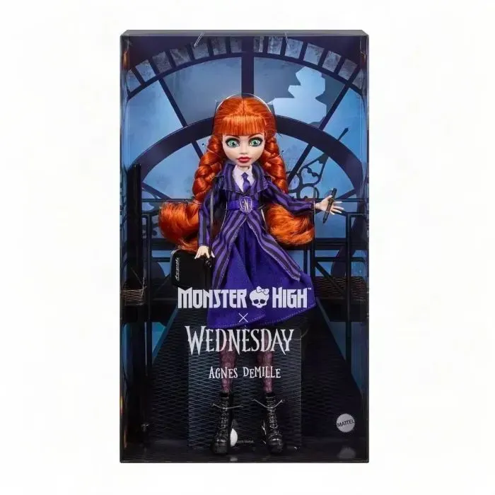 Лялька Monster High Wednesday Агнес (JNJ92) зображення 9