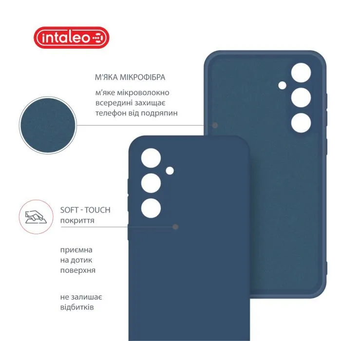 Чохол до мобільного телефона Intaleo Silicone Samsung Galaxy A35 Blue (1283126600203) зображення 5