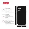 Чохол до мобільного телефона Intaleo SoftShell Apple iPhone 16 Black (1283126609206) зображення 4