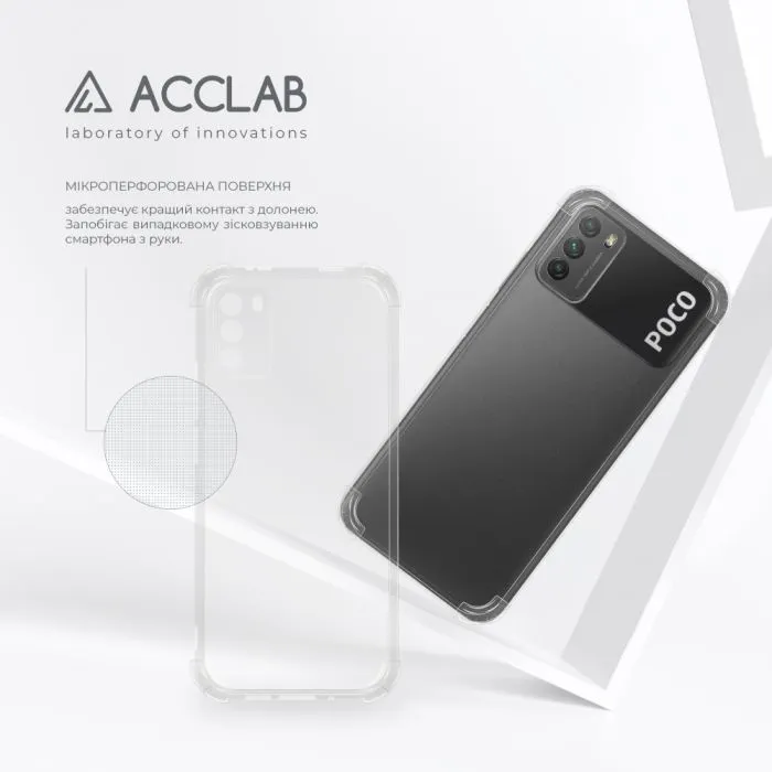 Чохол до мобільного телефона ACCLAB ShockProof Poco M3 Transparent (1283126554070) зображення 5