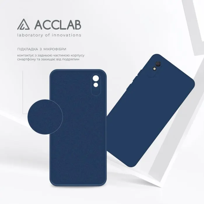 Чохол до мобільного телефона ACCLAB SoftShell Xiaomi Redmi 9A Blue (1283126557545) зображення 5