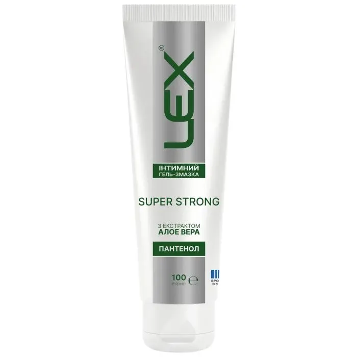 Лубрикант Lex Condoms Super Strong З екстрактом алое вера 100 мл (4820296720132)