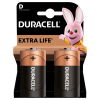 Батарейка Duracell D LR20 щелочная 2шт. в упаковке (81545439/5005987/5014435) изображение 2
