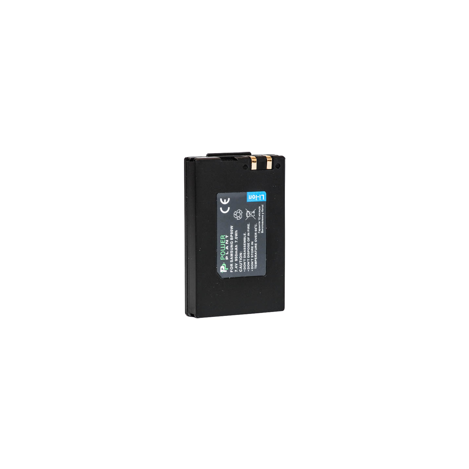 Акумулятор до фото/відео PowerPlant Samsung IA-BP80W (DV00DV1250) зображення 2
