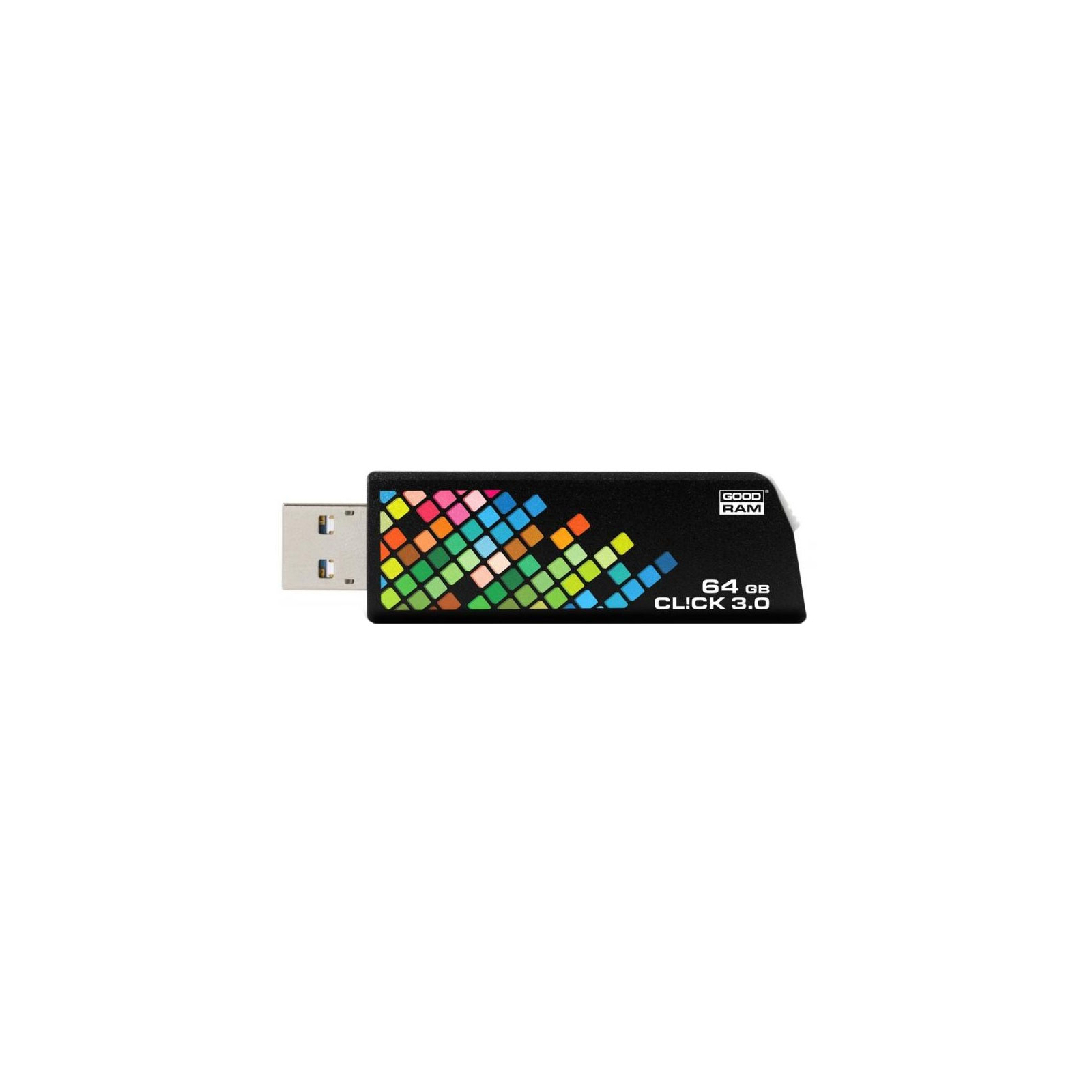 USB флеш накопитель Goodram 64GB CL!CK Black USB 3.0 (PD64GH3GRCLKR9)