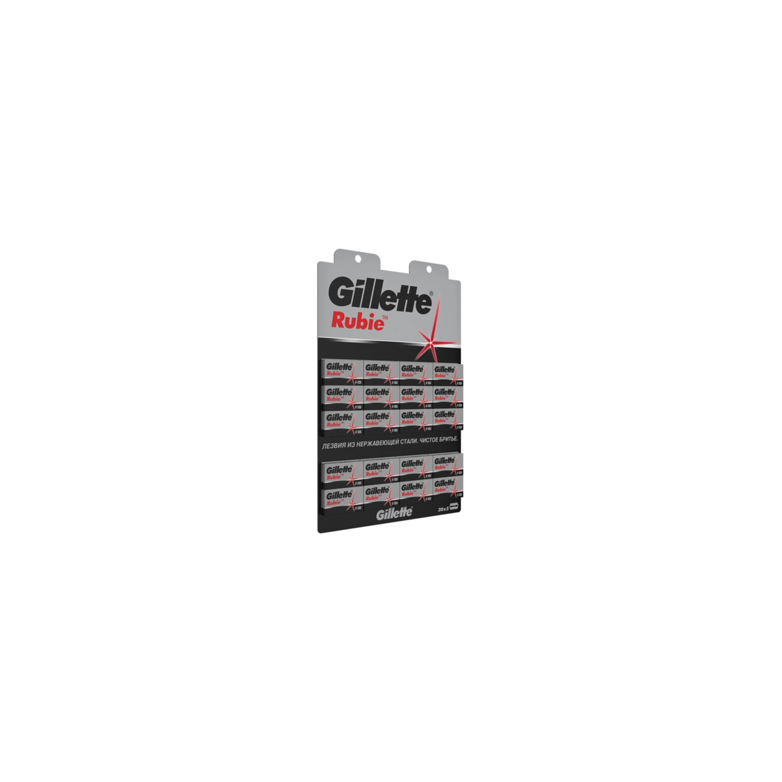 Змінні касети Gillette Rubie Platinum двосторонні леза 5 шт. (3014260239060) зображення 2