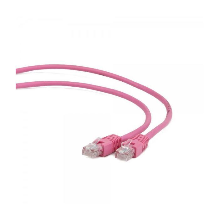 Патч-корд 5м FTP cat 6 CCA pink Cablexpert (PP6-5M/RO)
