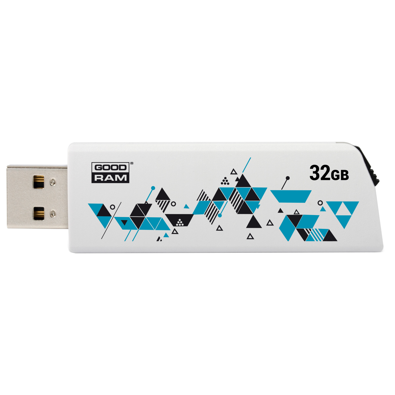 USB флеш накопитель Goodram 32GB Cl!ck White USB 2.0 (UCL2-0320W0R11) изображение 2