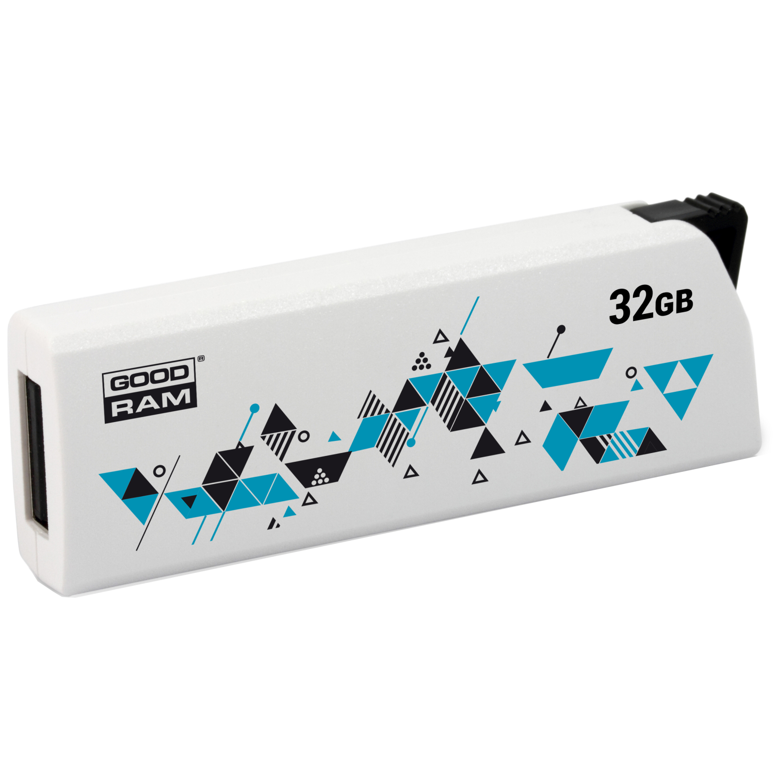 USB флеш накопитель Goodram 32GB Cl!ck White USB 2.0 (UCL2-0320W0R11) изображение 3