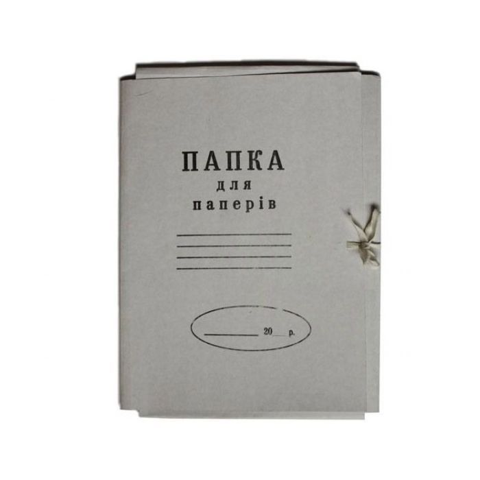 Папка на завязках Buromax А4, carton 0,4мм (glued flap) (BM.3356)
