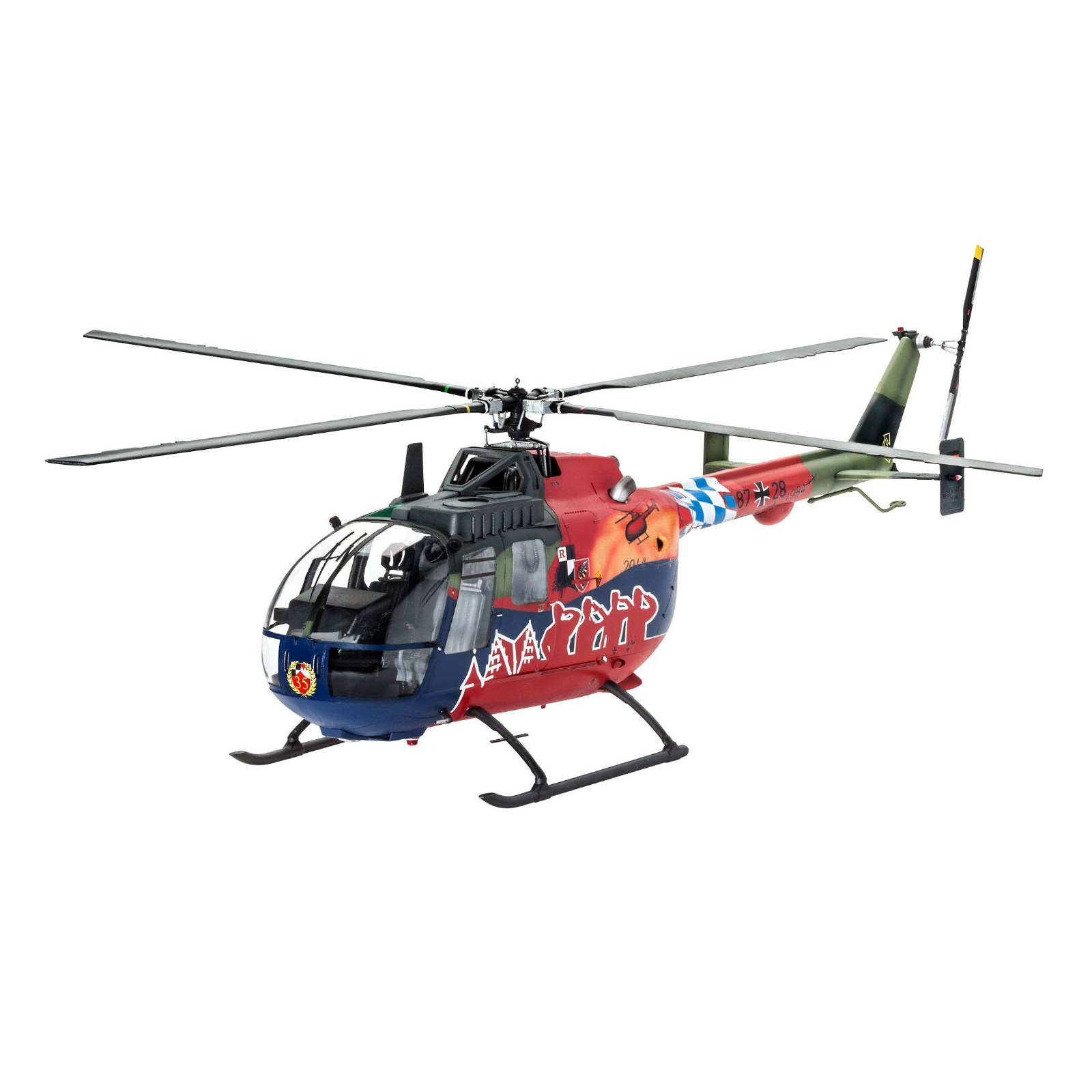 Сборная модель Revell Вертолет BO 105 Fly Out Painting 1:32 (64906) изображение 2