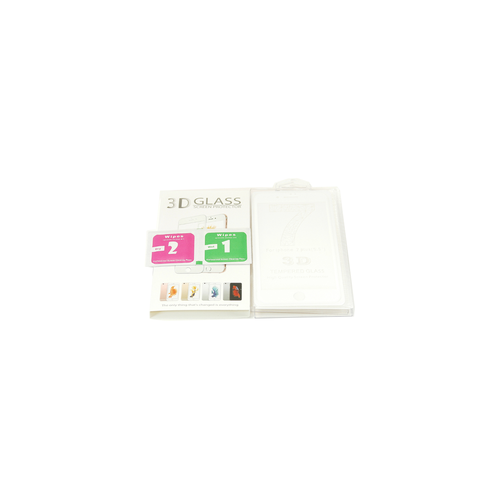 Стекло защитное PowerPlant 3D Apple iPhone 7 Plus/8 Plus White (GL600212) изображение 3