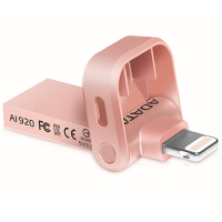 USB флеш накопичувач ADATA 128GB I920 Rose Gold USB 3.1 Gen1 /Lightning (AAI920-128G-CRG) зображення 4