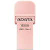 USB флеш накопичувач ADATA 128GB I920 Rose Gold USB 3.1 Gen1 /Lightning (AAI920-128G-CRG)