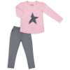 Набір дитячого одягу Breeze з об'ємною аплікацією (8401-116G-pink)