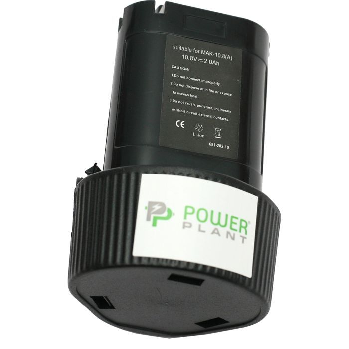 Аккумулятор к электроинструменту PowerPlant для MAKITA GD-MAK-10.8 10.8V 2Ah Li-Ion (DV00PT0014) изображение 2