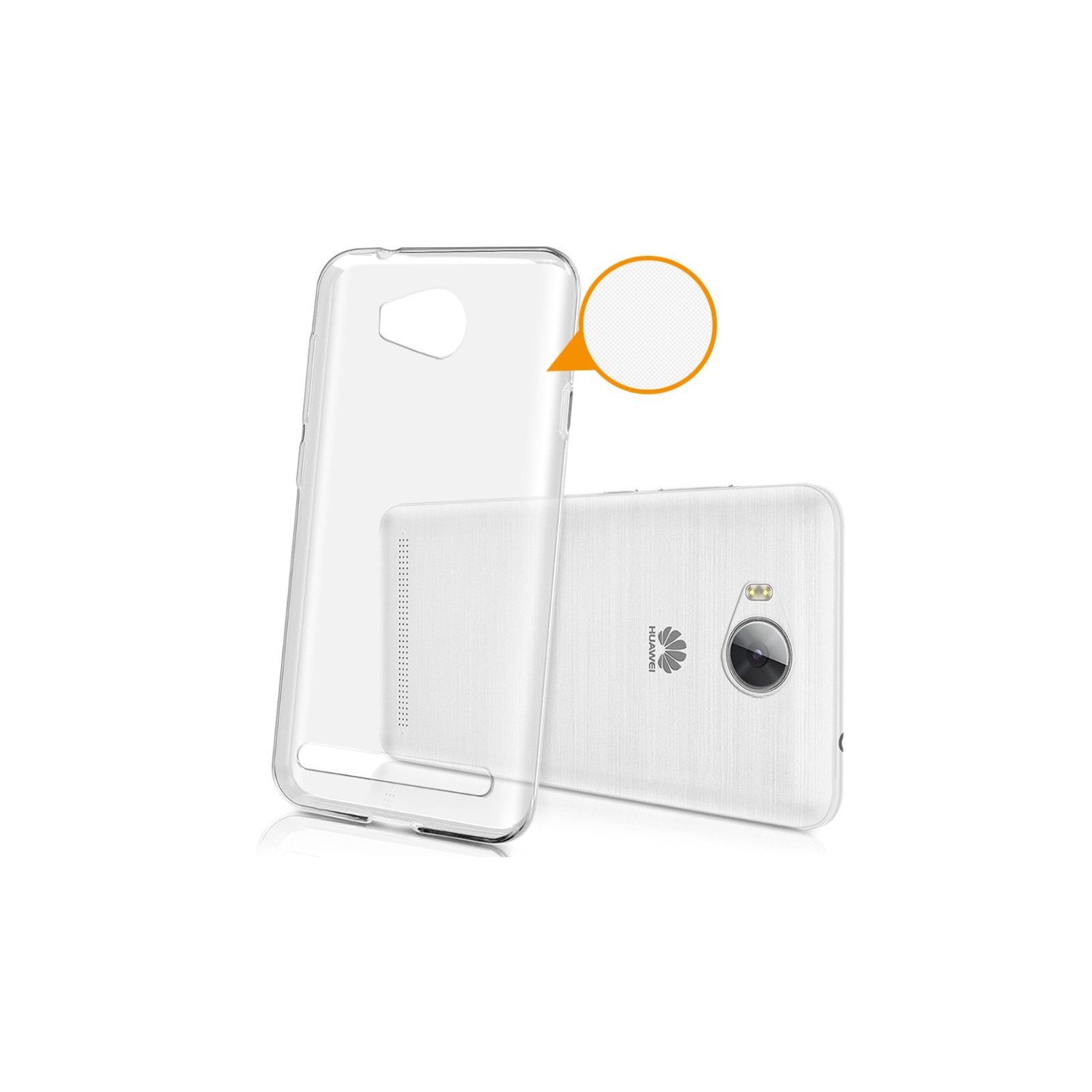 Чехол для мобильного телефона для Huawei Y3 II Clear tpu (Transperent) Laudtec (LC-HY3IIT) изображение 3