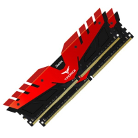 Модуль памяти для компьютера DDR4 16GB (2x8GB) 3000 MHz T-Force Dark Red Team (TDRED416G3000HC16CDC01) изображение 3
