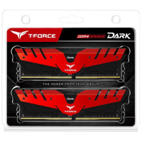 Модуль памяти для компьютера DDR4 16GB (2x8GB) 3000 MHz T-Force Dark Red Team (TDRED416G3000HC16CDC01) изображение 5