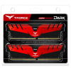 Модуль памяти для компьютера DDR4 16GB (2x8GB) 3000 MHz T-Force Dark Red Team (TDRED416G3000HC16CDC01) изображение 5
