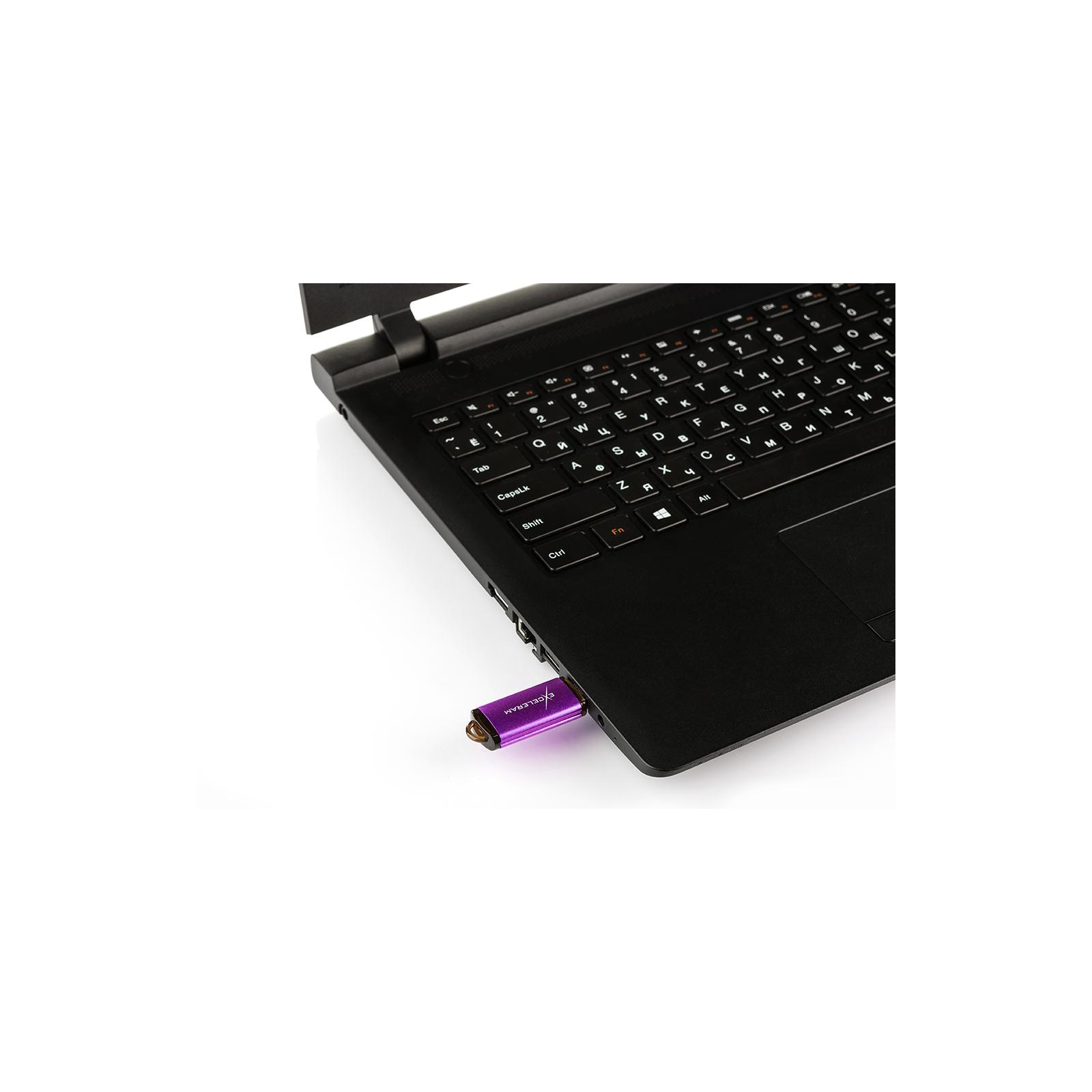 USB флеш накопитель eXceleram 32GB A3 Series Purple USB 2.0 (EXA3U2PU32) изображение 7