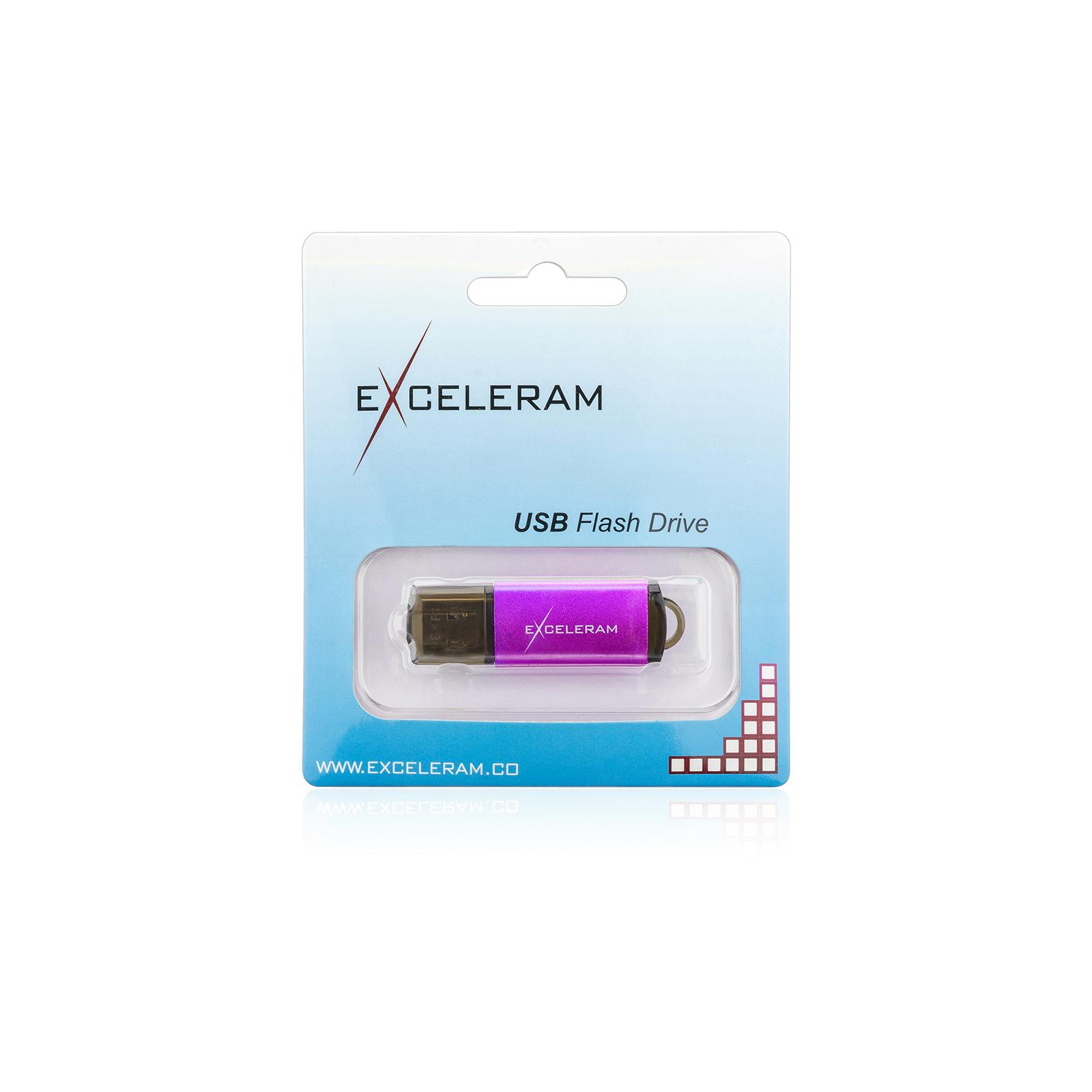 USB флеш накопичувач eXceleram 32GB A3 Series Purple USB 2.0 (EXA3U2PU32) зображення 8