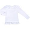 Кофта дитяча Breeze з мереживом (11179-128G-white) зображення 4