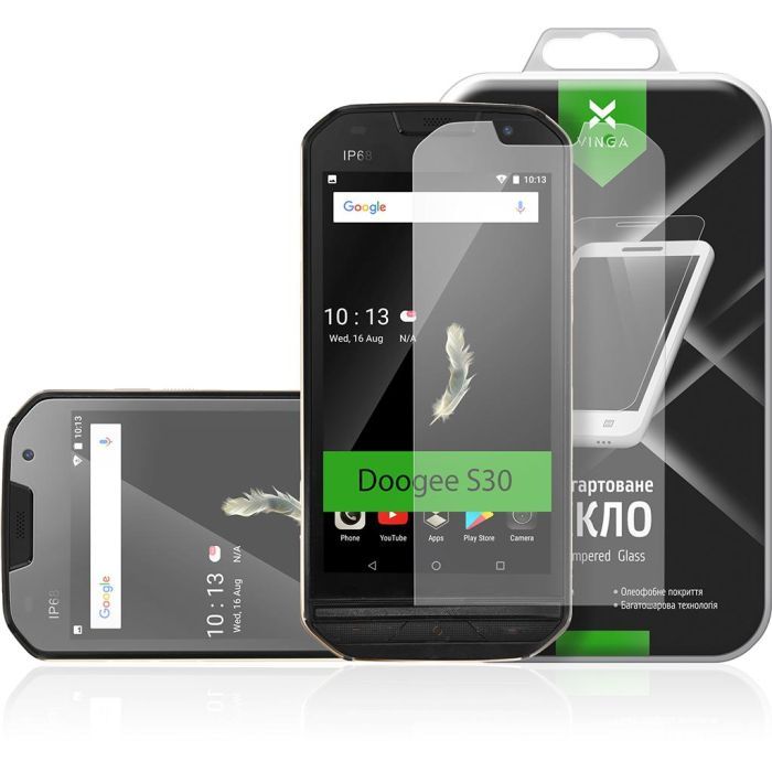 Скло захисне Vinga для Doogee S30 (VTPGS-DS30) зображення 3