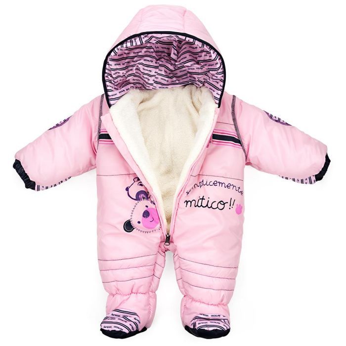 Комбинезон детский Verscon "Bear" (3779-68-pink) изображение 3