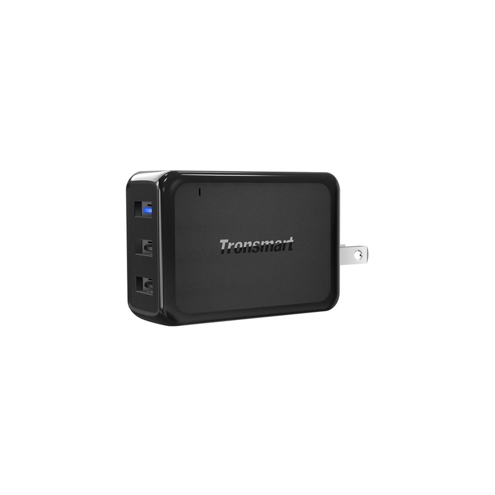 Зарядное устройство Tronsmart W3PTA 42W Quick Charge 3.0 USB Wall Charger Black (210778) изображение 2
