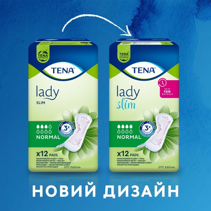 Урологические прокладки Tena Lady Slim Normal 24 шт. (7322540852141) изображение 3
