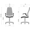 Офісне крісло Аклас Форсаж-8 PL TILT Фиолетовое (11871) зображення 6