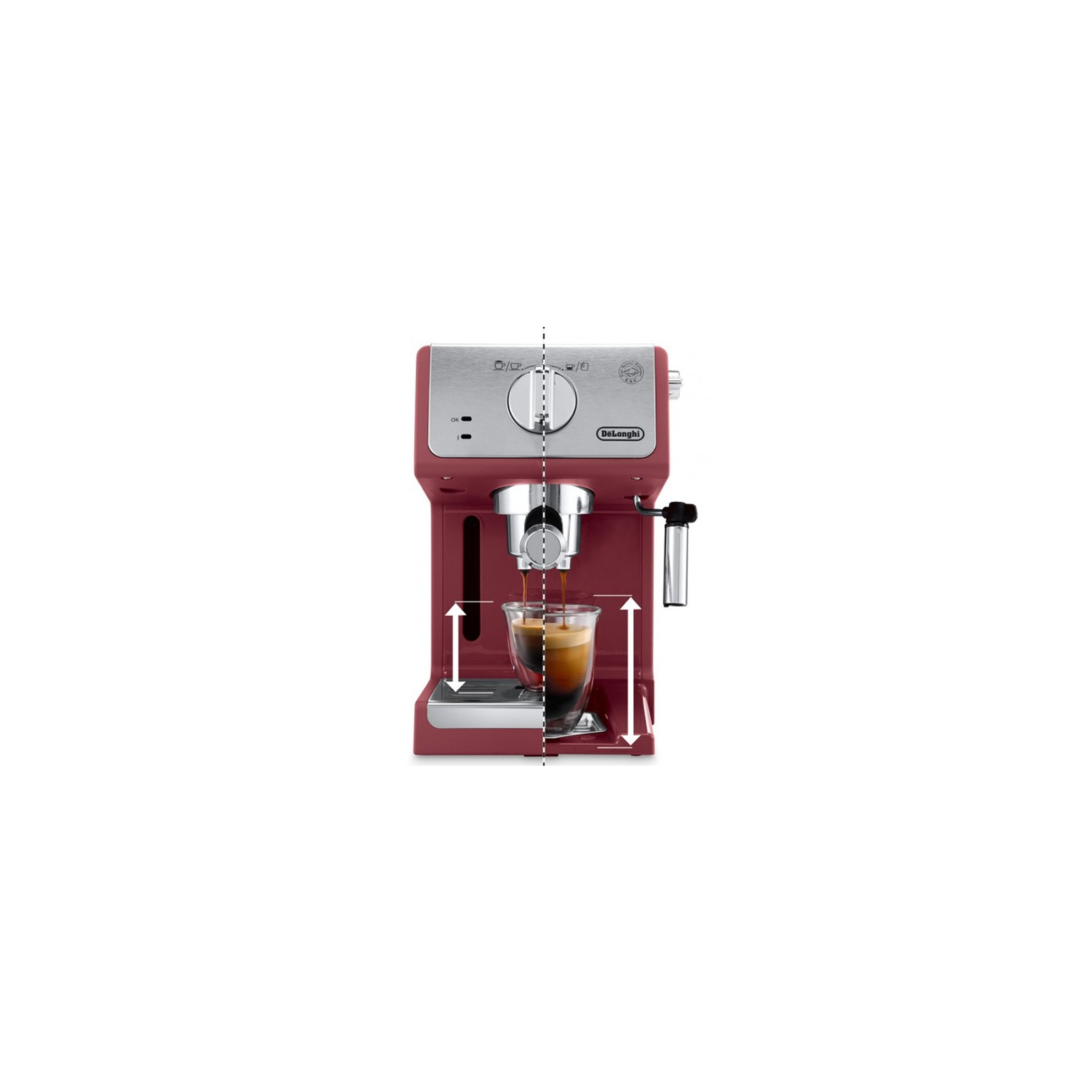 Рожковая кофеварка эспрессо DeLonghi ECP 33.21 R (ECP33.21R) изображение 3