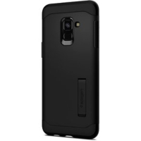 Чехол для мобильного телефона Spigen Galaxy A8 (2018) Slim Armor Black (590CS22753) изображение 2