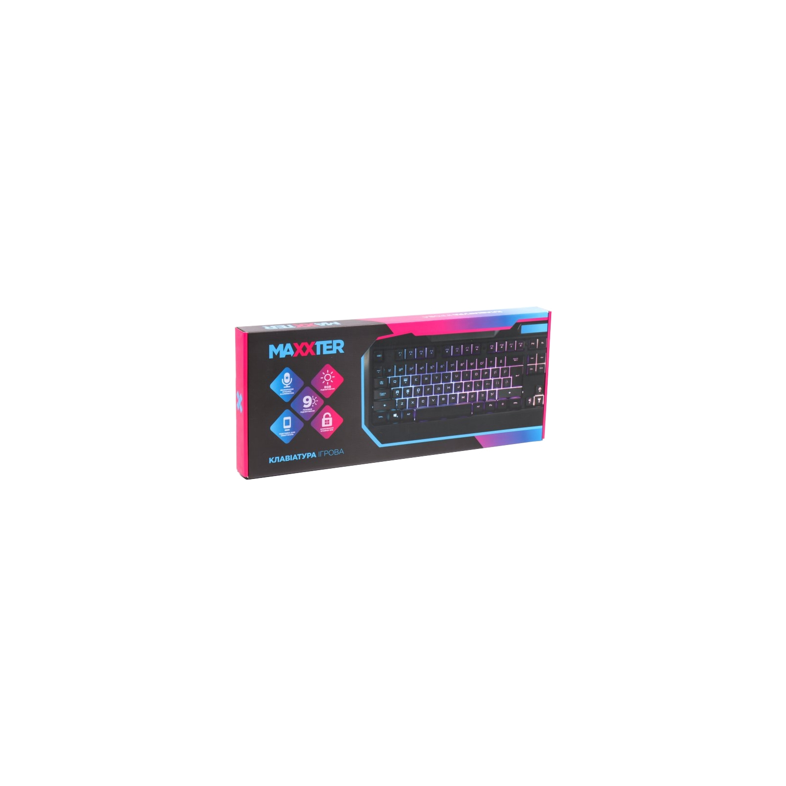 Клавиатура Maxxter KBG-201-UL изображение 6